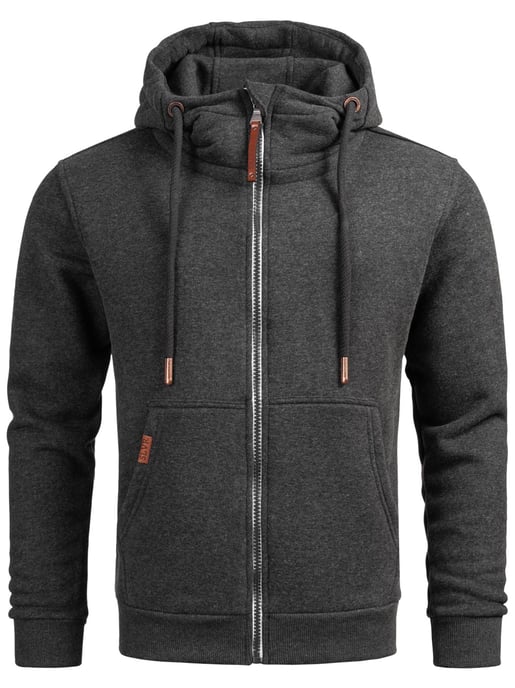 Alessandro Salvarini heren sweatvest AS292 met capuchon en ritssluiting - Image 1