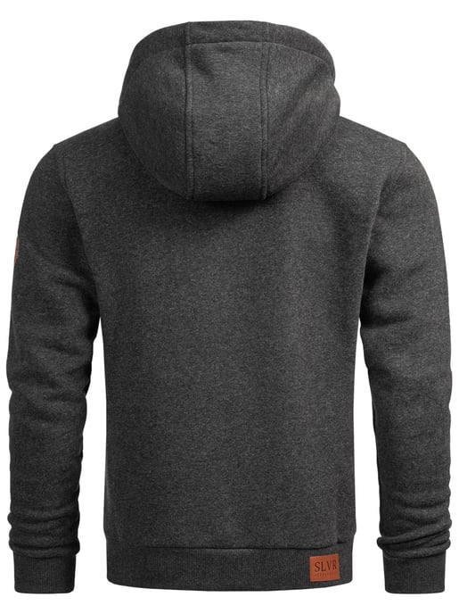 Alessandro Salvarini heren sweatvest AS292 met capuchon en ritssluiting - Image 4