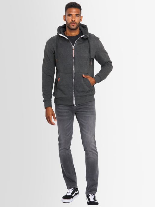 Alessandro Salvarini heren sweatvest AS292 met capuchon en ritssluiting - Image 5