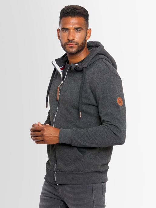 Alessandro Salvarini heren sweatvest AS292 met capuchon en ritssluiting - Image 6