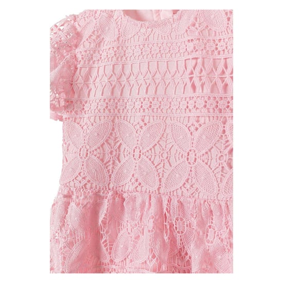 Minoti Cirkelvormige uitlopende jurk voor meisjes (Roze) - Image 3