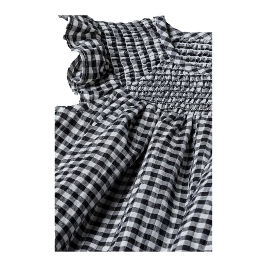 Minoti Meisjes Rook Frill Jurk (Grijs) - Image 3