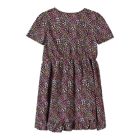 Minoti Meisjes Wrap Frill Hem Jurk (Veelkleurig) - Image 2