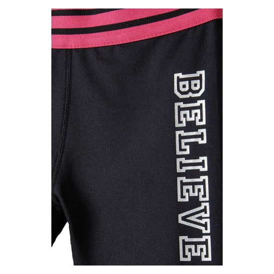 Minoti Meisjes Text Sport Leggings (Zwart) - Image 3