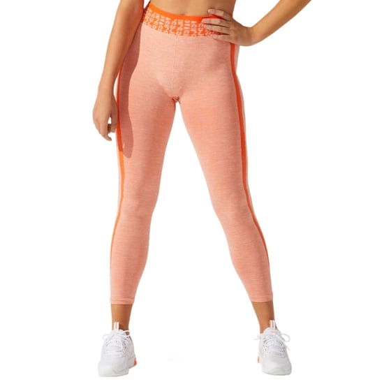 Asics Dames/Dames naadloze gehaakte legging met logo (Oranje) - Image 1