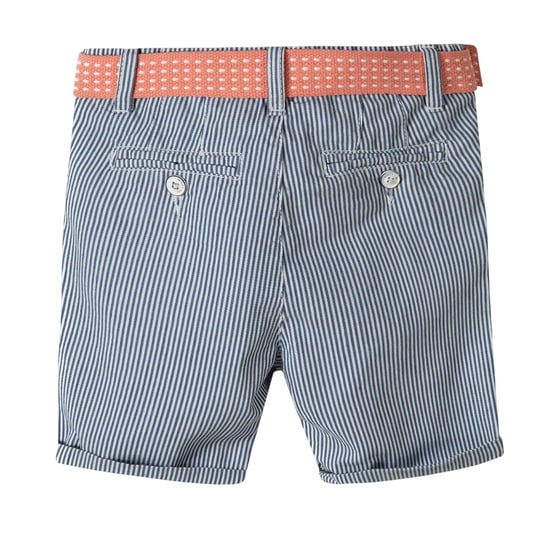 Minoti Jongens Gestreepte Shorts (Blauw) - Image 2