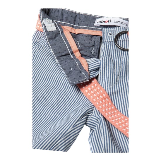 Minoti Jongens Gestreepte Shorts (Blauw) - Image 3
