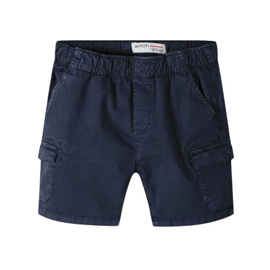 Minoti Jongens Badge Elastische Taille Casual Combat Shorts (Blauw) - Image 1