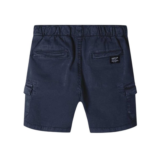 Minoti Jongens Badge Elastische Taille Casual Combat Shorts (Blauw) - Image 2