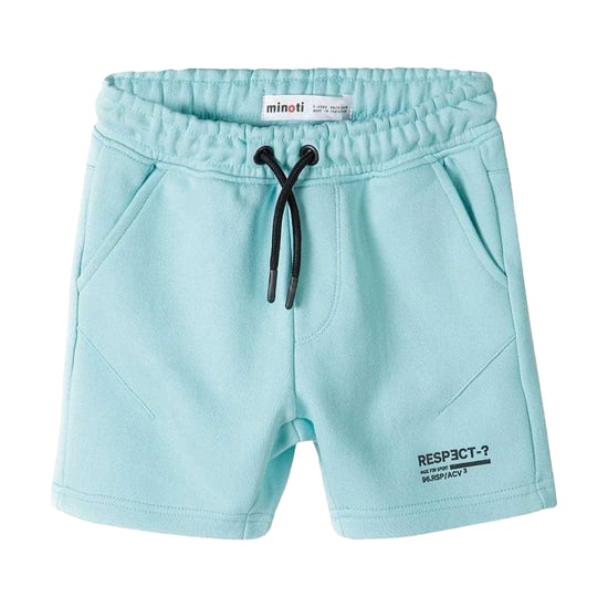 Minoti Jongens Fleece Korte Broek (Groen) - Image 1