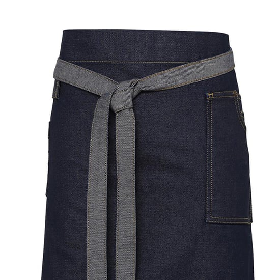 Premier Division Gewaxt Denim Taille Schort (Indigo Denim) - Image 2