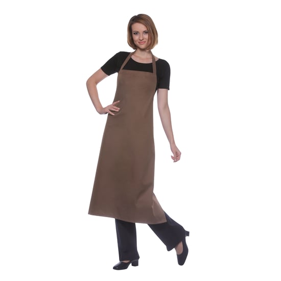 Karlowsky Basic Bib Apron (Light Brown) - Image 2