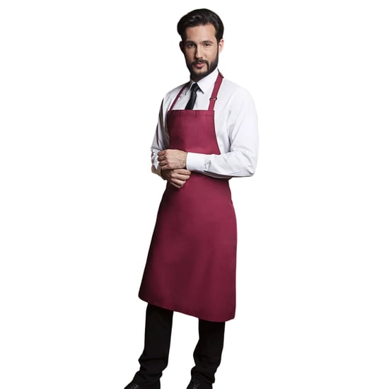 Karlowsky Basic Bib Apron (Bordeaux) - Image 2
