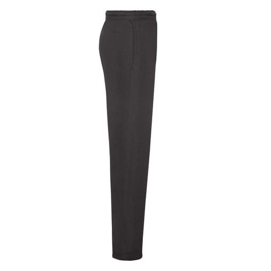 Fruit of the Loom Joggingbyxor med öppen fåll för män (Svart) - Image 3