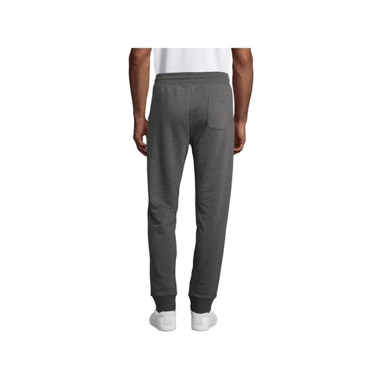 SOLS Unisex Adult Jumbo Fleece Jogging Bottoms (Charcoal Melange) - Image 2