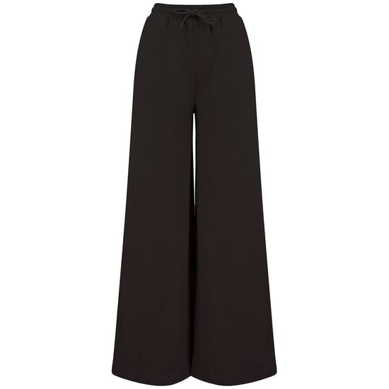 SF Women Dames/Dames Mode Duurzame Joggingbroek Met Wijde Pijpen (Zwart) - Image 1