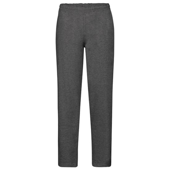 Fruit of the Loom Uniseks Classic Heather Open Hem Joggingbroek voor Volwassenen (Donkere Heide Grijs) - Image 1