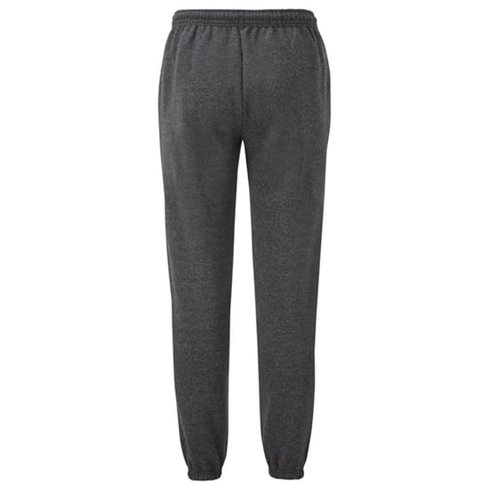 Fruit of the Loom Unisex Adult Classic Elasticated Cuff Jogging Bottoms (Dark Heather Grey) - Image 2
