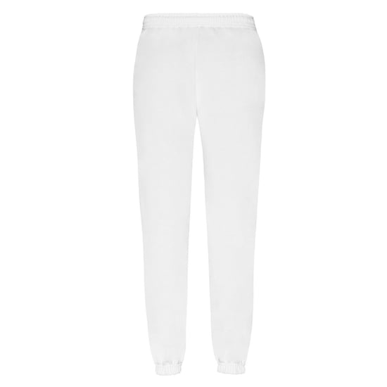 Fruit of the Loom Klassieke uniseks joggingbroek met elastische manchetten (Wit) - Image 2
