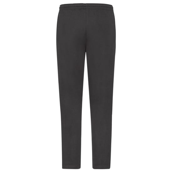 Fruit of the Loom Unisex Adult Classic Open Hem Jogging Bottoms (Black) - Image 2