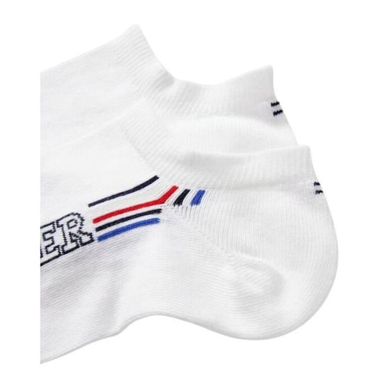 Tommy Hilfiger Herensokken met groot logo (Set van 2) (Wit) - Image 2