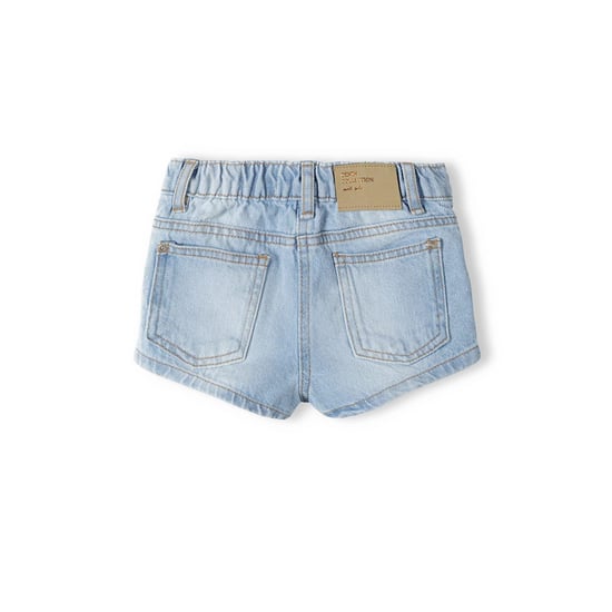 Minoti Denim Acid Wash Korte Broek (Lichtblauw) - Image 2
