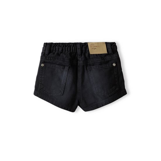 Minoti Denim Acid Wash Korte Broek (Zwart) - Image 2