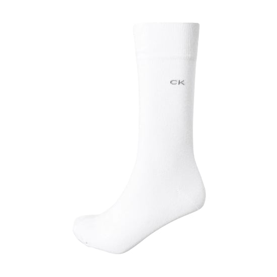 Calvin Klein Sokken met geborduurd logo voor heren (Wit, Zwart) - Image 2