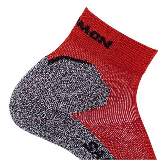 Salomon Volwassen uniseks Speedcross enkelsokken (Rood/Grijs) - Image 2