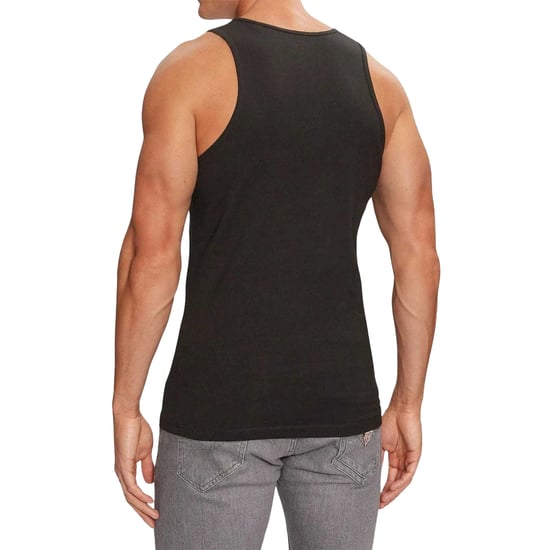 Guess Heren Logo Racerback Tanktop (Zwart) - Image 2