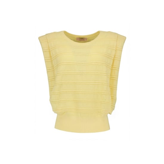 Studio Anneloes leona knitted top 13921 2100 butter yellow - Image 1