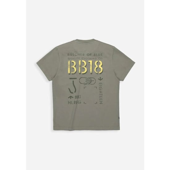 Butcher of Blue Army elphin loose tee granite green - Image 2