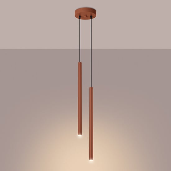 Bright Home Hanglamp bruno modern 2 lichtpunten rode - Image 4