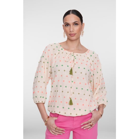Geisha top 63251-20 718 /green/blush - Image 3