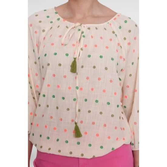 Geisha top 63251-20 718 /green/blush - Image 5