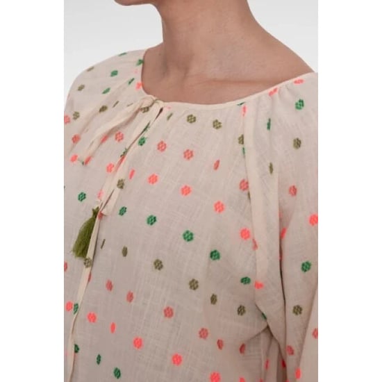 Geisha top 63251-20 718 /green/blush - Image 6