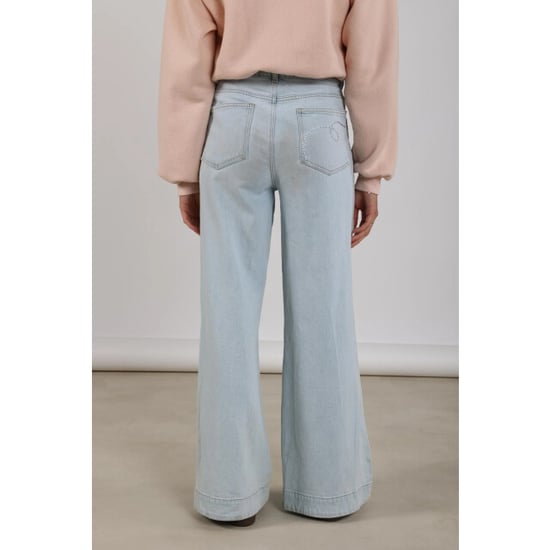 Nukus Nkf09053 24 abby pants denim strass bleached denim - Image 2