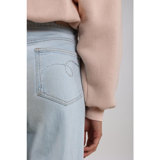 Nukus Nkf09053 24 abby pants denim strass bleached denim - Image 3