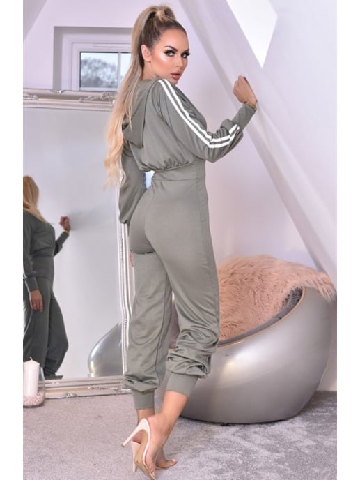 Catwalk Tanya hooded loungewear jumpsuit - Image 2