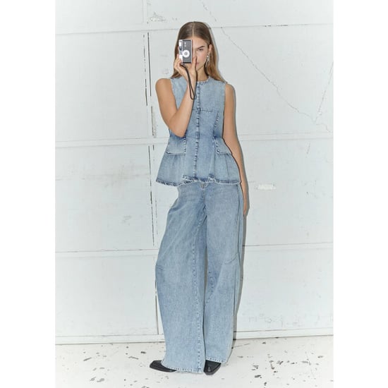 Co'Couture Pancycc denim top fade denim - Image 3