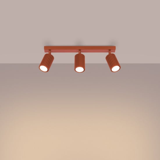 Bright Home Plafondlamp karbon minimalistisch 3 lichtpunten rode - Image 4