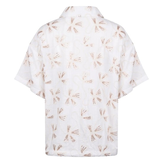 Nukus Nks02207 126 britt blouse embroidery offwhite/gold - Image 4