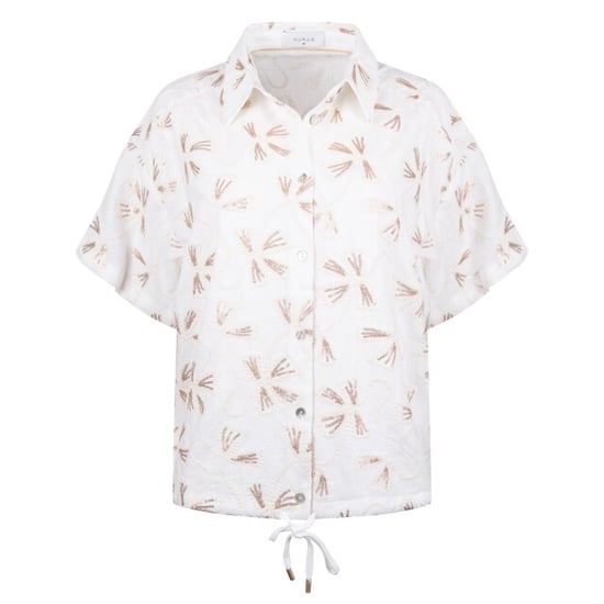 Nukus Nks02207 126 britt blouse embroidery offwhite/gold - Image 6