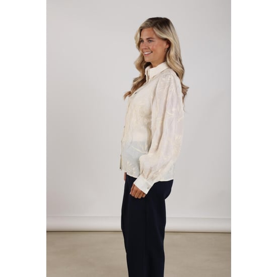 Nukus Avy blouse embroidery ecru - Image 2