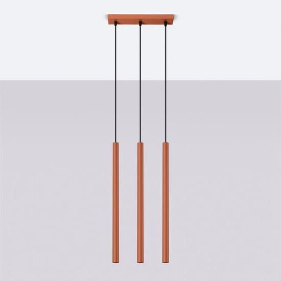 Bright Home Hanglamp bruno modern 3 lichtpunten rode - Image 3