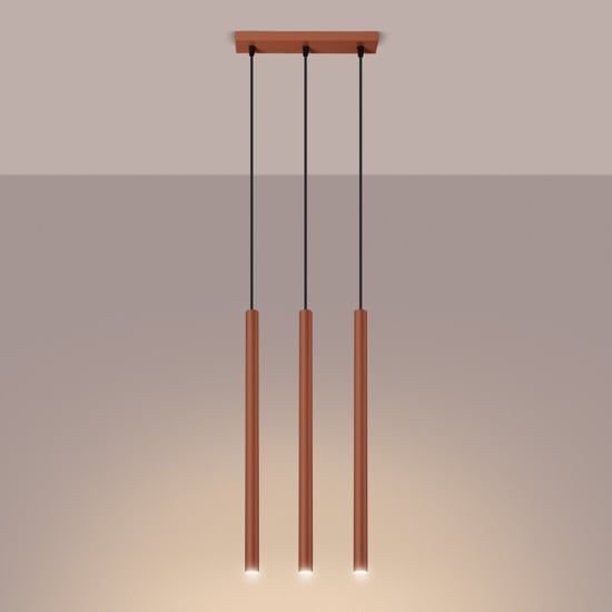 Bright Home Hanglamp bruno modern 3 lichtpunten rode - Image 4