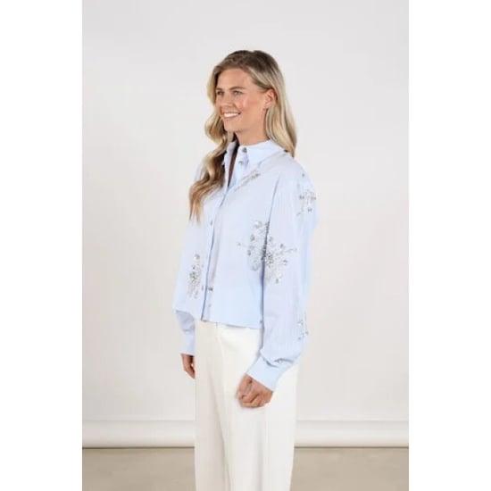 Nukus Nks02138 314 adora blouse stripe cloudy/offwhite - Image 5