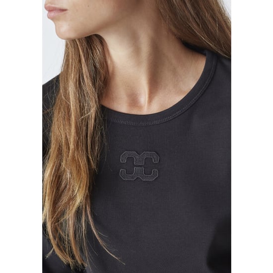 Co'Couture Grannycc embroideryt ls tee black - Image 2