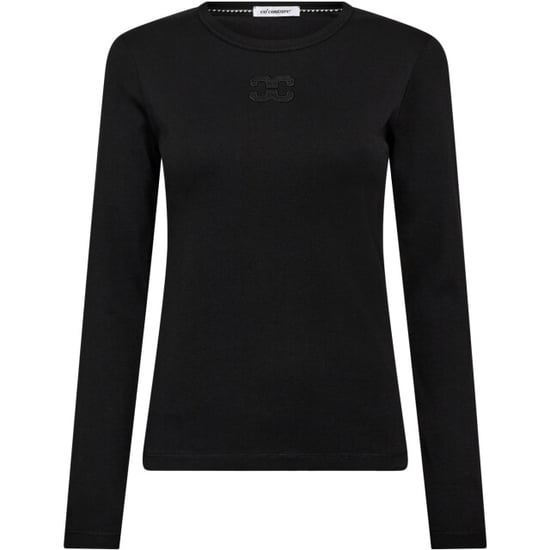 Co'Couture Grannycc embroideryt ls tee black - Image 5