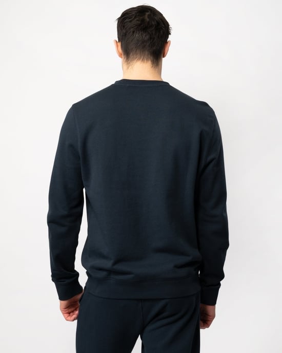 BOSS Orange Westart Mens Crew Neck Sweatshirt With Logo Patch NOS - Image 4